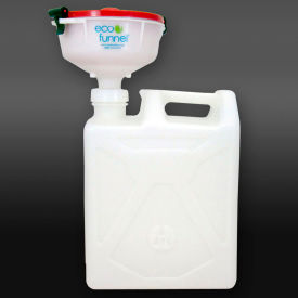 ECO Funnel EF-30020-SYS ECO Funnel® EF-30020-SYS 8" ECO Funnel System, 20 Liter Container, Red Lid image.