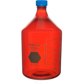 Kimble Kimax RAY-SORB GL-45 Media Bottle, 5000ML