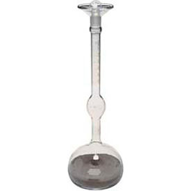 CP LAB SAFETY. 15115-24 Kimble® Kimax® Le Chatelier Class A, Serialized Specific Gravity Bottle image.