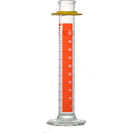 Kimble Kimax Class B Cylinders with Single Metric Scale and Red Stripe 50ML Case of 24 Kimble Kimax Class B Cylinders with Single Metric Scale and Red Stripe 50ML Case of 24