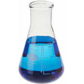 CP LAB SAFETY. 26650-250 Kimble® Kimax® Wide Mouth Erlenmeyer Flasks, 250ML, Case of 48 image.