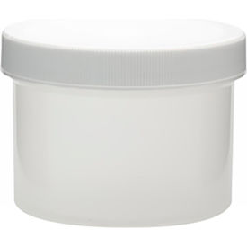 CP LAB SAFETY. W209903 Wheaton® 250ML Polypropylene(PP) Jars, Unlined Caps, Case of 36 image.