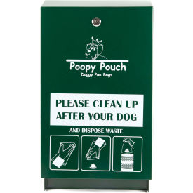 Crown Products PP-H-DSP Poopy Pouch Steel Pet Waste Bag Dispenser for Header Bags, Regal image.