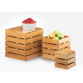 Cal-Mil 1944-9-60 Bamboo Square Crate Riser 9 Cal-Mil 1944-9-60 Bamboo Square Crate Riser 9