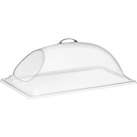 Cal Mil Plastics 322-10 Cal-Mil 322-10 Classic Dome Cover - Single End Opening 10"W x 12"D x 4-1/2"H image.