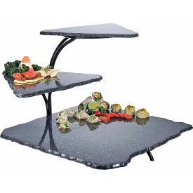 Cal-Mil SS800-31 Metal 3 Tier Simulated Stone Riser 20