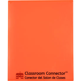 C-Line Products, Inc. 32002 C-Line® Classroom Connector School-to-Home Folders, Orange, 25/Box image.