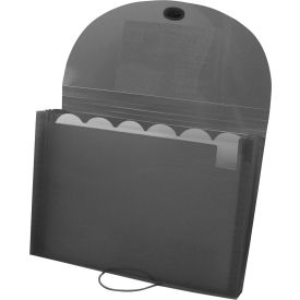C-Line Products 7-Pocket Letter Size Expanding File, Smoke, 12 Files/Set