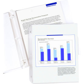 Standard Weight Top Loading Sheet Protectors, Clear, 11" x 8-1/2", 50/Pack view 2