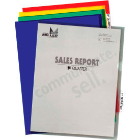 C-Line Products, Inc. 62140 C-Line Products Project Folders with Index Tabs, Assorted Colors, 25/BX image.