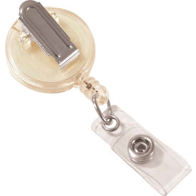 C-Line Products, Inc. 88207 C-Line Products Clip-On Retractable ID Badge Reel, Clear, 12/PK image.