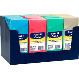 C-Line Products, Inc. 05600-EA C-Line Products Slider Pencil Case, Assorted Tropic Tones Colors, 1/Each image.