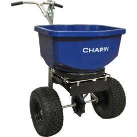 Chapin International Inc. 82108B Chapin 100 Lb. Stainless Steel Professional Rock Salt & Ice Melt Spreader image.