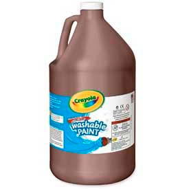 Crayola Washable Paint, Nontoxic, 1 Gallon, Brown