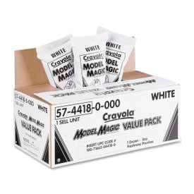 Crayola 574418 Crayola® Model Magic Clay Value Pack, 6 lb., White, 12/Carton image.