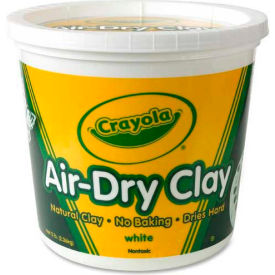 Crayola 575055 Crayola® Air-Dry Clay, 5 lb. Bucket, White, 1 Each image.