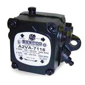Suntec A2VA7116B Suntec Single Stage Fuel Pump A2VA7116B, RH-RH, 3450 RPM, 3/2 GPH, 150/200 psi image.