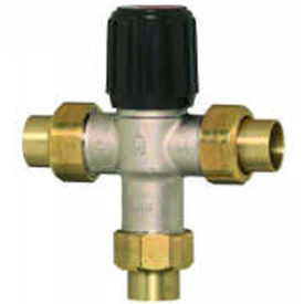 Honeywell AM-1 1070 Series 1" Union Sweat Lead Free Mixing Valve 70° F-120F° 