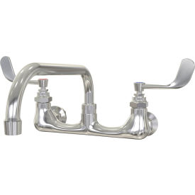 8" Center Wall Mount Faucet, 12" Swivel Spout, Flow Rate 0.5 GPM view 2