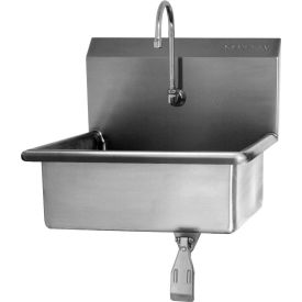 Sani-Lav 5041 Wall Mount Sink With Single Knee Pedal Valve