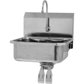 Sani-Lav 505L Wall Mount Sink With Double Knee Pedal Valve