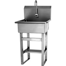 Floor Mount Sink with Ac Powered Sensor, 2 GPM view 2