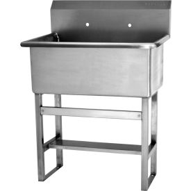 531F8 Floor Mount Scrub Sink With 8" OC Holes Only view 2