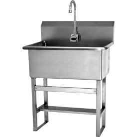 531FA Floor Mount Scrub Sink With AC Powered Sensor view 2