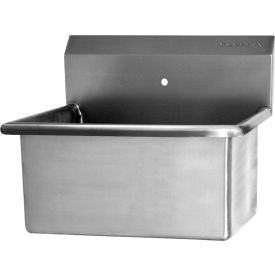 Wall Mount Sink One with 7/8" OC Holes Only, 14 Gauge view 2