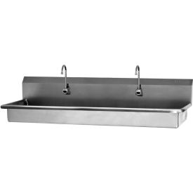 SANI-LAV 5A3A-0.5 3-Person ADA Compliant Wall Mount Wash Station AC Sensors Low-Flow 0.5 GPM 