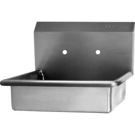 Sani-Lav® Wall Mount Sink with 8" OC Holes Only 9" Back Splash Height 