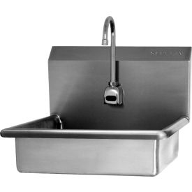 Sani-Lav 608A-0.5 Sani-Lav® 608A-0.5 Wall Mount Sink With AC Powered Sensor, Low-Flow 0.5 GPM image.