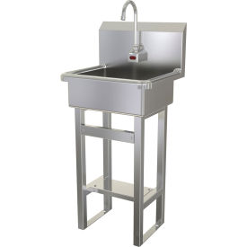 Floor Mount Sink with AC Powered Sensor, 0.5 GPM view 2