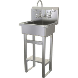 Floor Mount Sink with Faucet, 2.0 GPM view 2