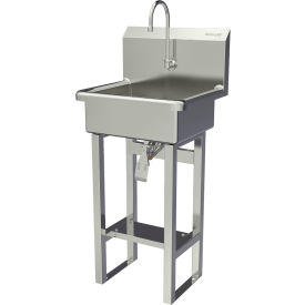 Floor Mount Sink with Single Knee Valve, 2.0 GPM view 2