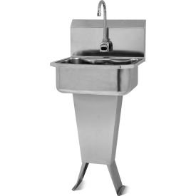 Sani-Lav® Floor Mount Hand Sink with Flow Rate of 0.5 GPM 18 Gauge 