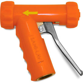 Sani-Lav N1 Sani-Lav® N1 Mid-Sized Brass Spray Nozzle - Safety Orange image.