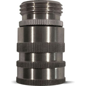 Sani-Lav N19S Sani-Lav® N19S Quick Disconnect Hose Adapter, Stainless Steel, 3/4 FGHT x 3/4 MNPT image.