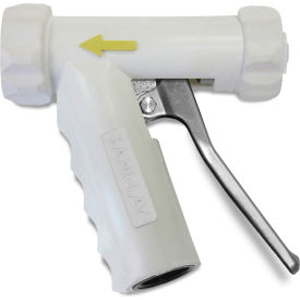 Sani-Lav N1AW Sani-Lav® N1AW Mid-Sized Aluminum Spray Nozzle - White image.