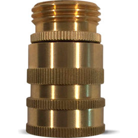 Sani-Lav N23 Sani-Lav® N23 Brass Quick Disconnect Hose Adapter, 3/4 MGHT x 3/4 FGHT image.