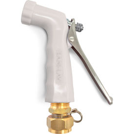 Sani-Lav N2SW17 Sani-Lav® N2SW17 Small Reinforced Industrial Spray Nozzle w/Swivel Hose Adapter-White image.