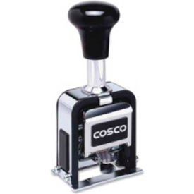 Consolidated Stamp 026138**** Consolidated Stamp Self-Inking Automatic Numbering Machine Black image.