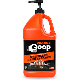 Critzas Industries Inc. 46 Orange Goop® Liquid With Pumice - Gallon w/ Pump image.