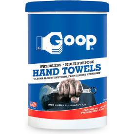 Critzas Industries Inc. 930 Goop® Hand Cleaner Towels, 90 Wipes/Can, 6 Cans - 930 image.