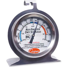 Cooper-Atkins® Refrigerator/Freezer Thermometer 25HP-01-1 Dry Storage
