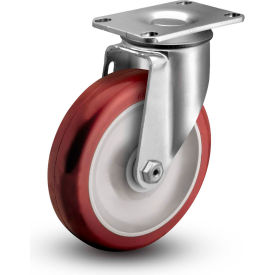 Colson 2.03256.91 Colson® 2 Series Swivel Plate Caster 2.03256.91 - Poly on Polyolefin 3-1/2" Dia. 250 Lb. image.