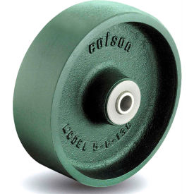 Colson® 4 Series Wheel 5.00004.139 WS - 4 x 2 Cast Iron 1/2 Straight Roller Bearing - Green 