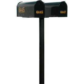 Qualarc HPNS2-000-E1 The Hanford Twin Post With No Support Brace Or Base & E1 Economy Mailbox image.