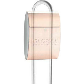 Qualarc STD-1007-GV Allux Series Allux Stand Post for Mailboxes in Silver (Galvanized) image.