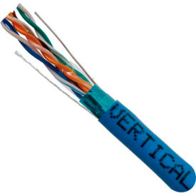 Chiptech, Inc Dba Vertical Cable 057-479/S/P/BL Vertical Cable 057-479/S/P/BL Cat 5E STP 1000 4 Pair Bulk Blue-Plenum Jacket AWG24 Bare Copper image.